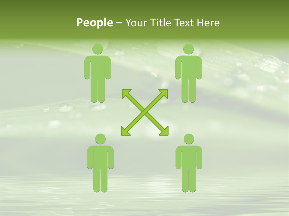 Lawn Droplet Sun PowerPoint Template