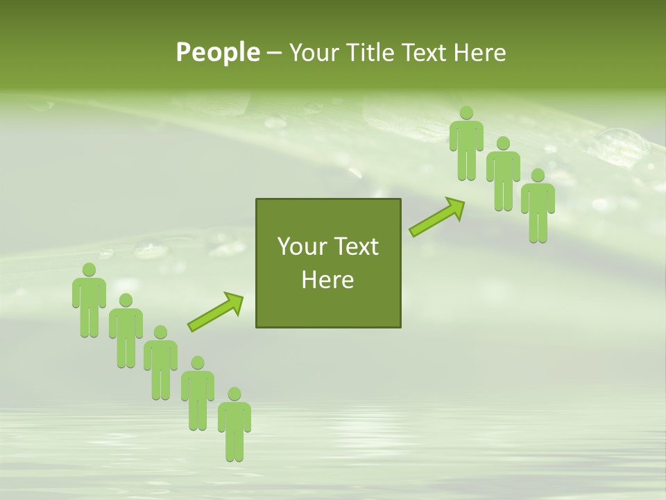 Lawn Droplet Sun PowerPoint Template