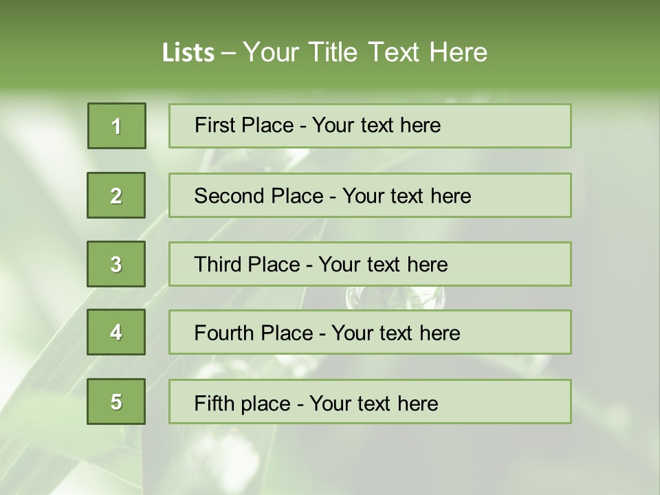 Summer Sphere Freshness PowerPoint Template