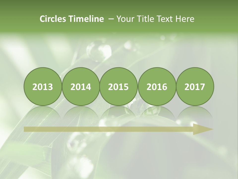 Summer Sphere Freshness PowerPoint Template