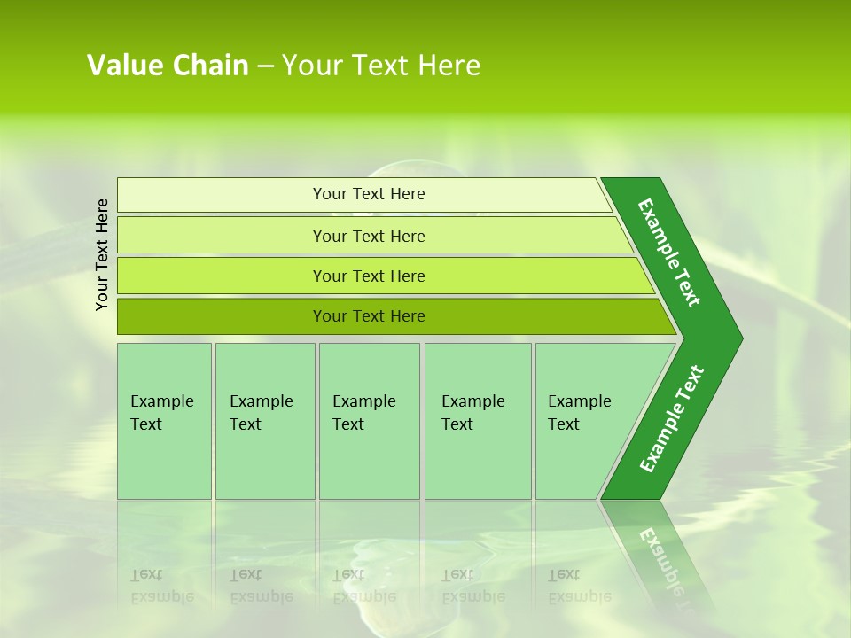 Leaves Liquid Outdoors PowerPoint Template