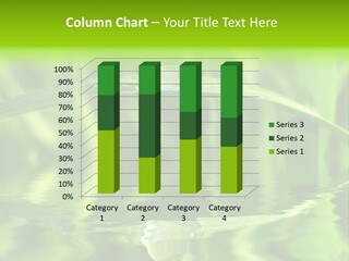 Leaves Liquid Outdoors PowerPoint Template