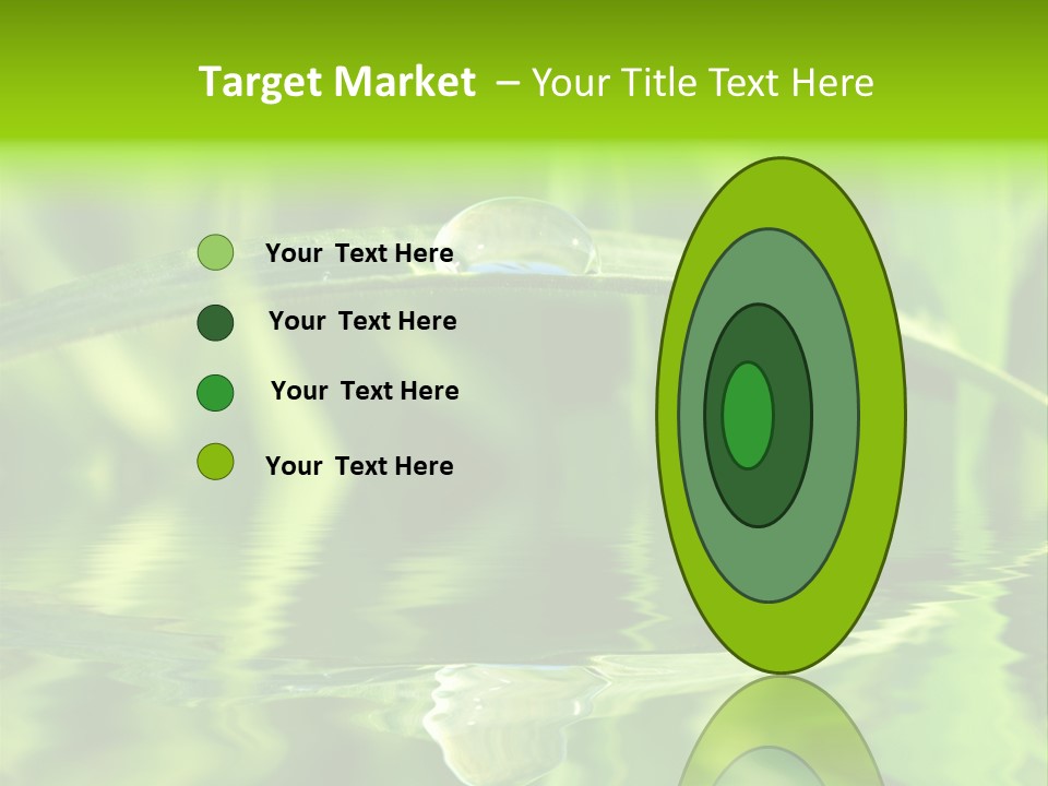 Leaves Liquid Outdoors PowerPoint Template