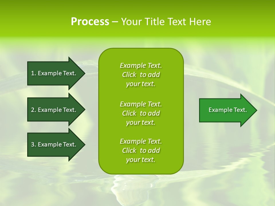 Leaves Liquid Outdoors PowerPoint Template