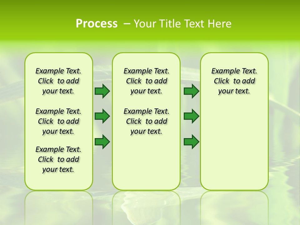 Leaves Liquid Outdoors PowerPoint Template