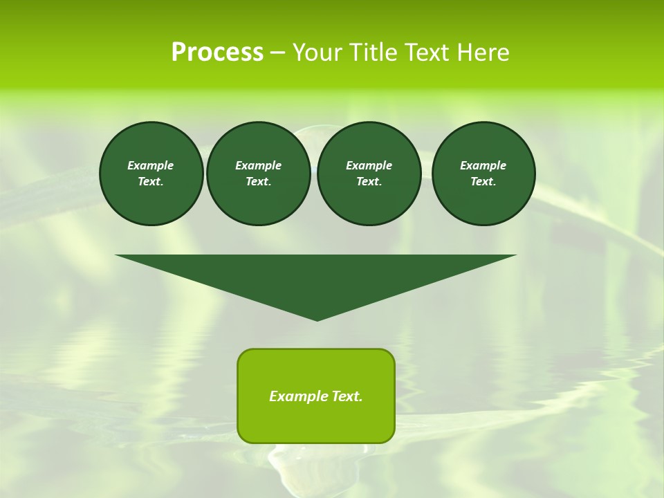 Leaves Liquid Outdoors PowerPoint Template