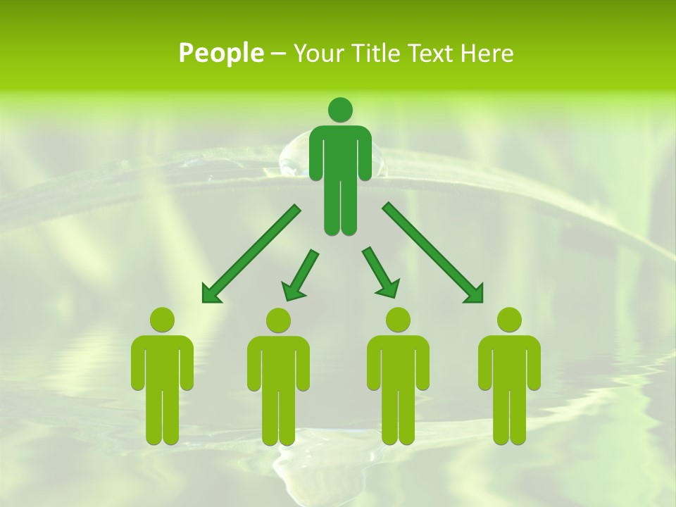 Leaves Liquid Outdoors PowerPoint Template