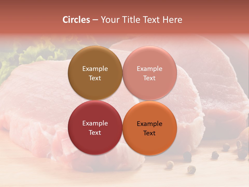 Red Wooden Prepared PowerPoint Template