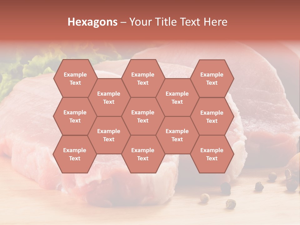 Red Wooden Prepared PowerPoint Template