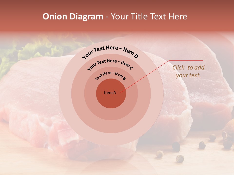 Red Wooden Prepared PowerPoint Template