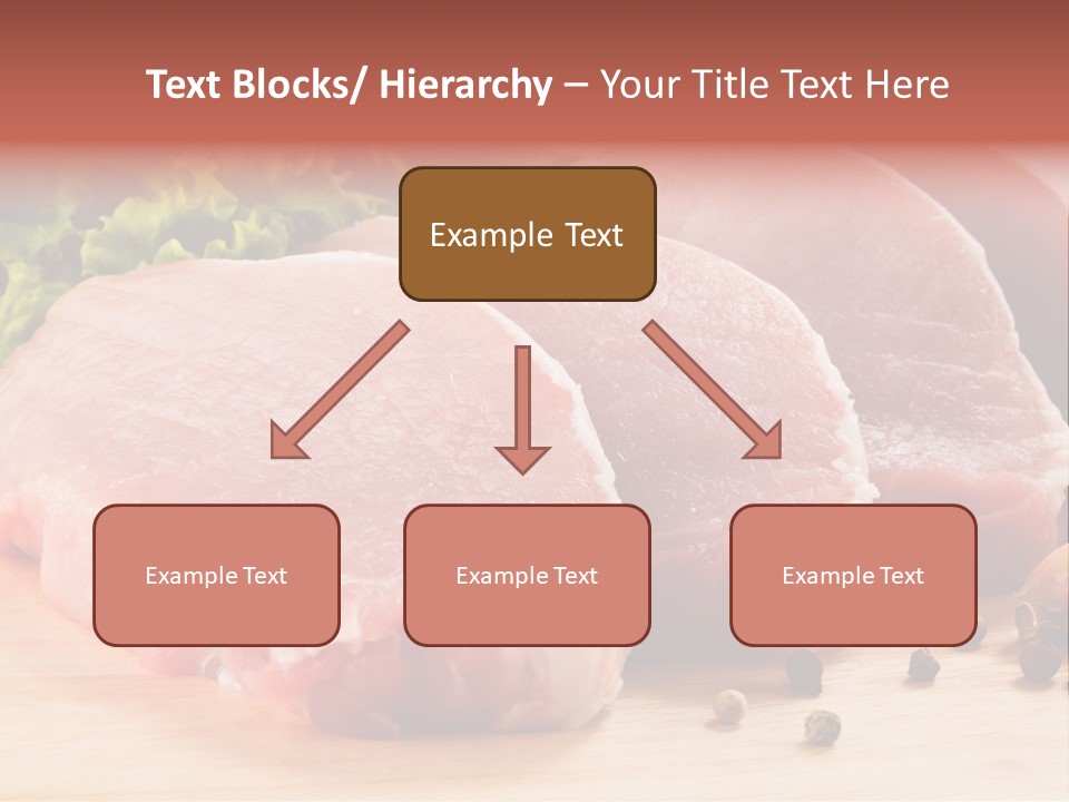 Red Wooden Prepared PowerPoint Template