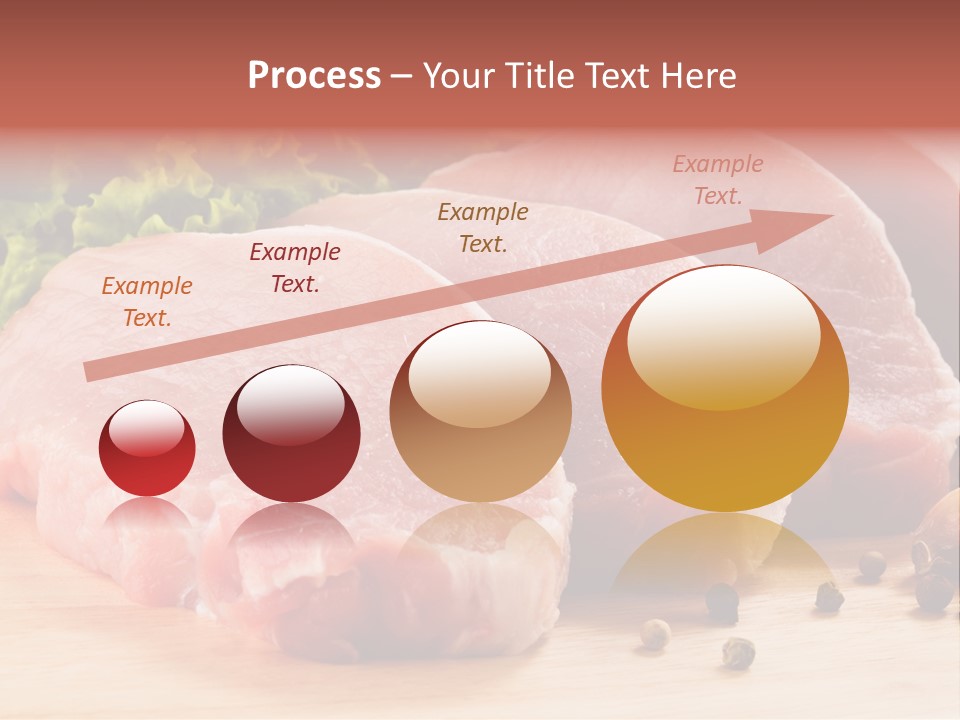 Red Wooden Prepared PowerPoint Template