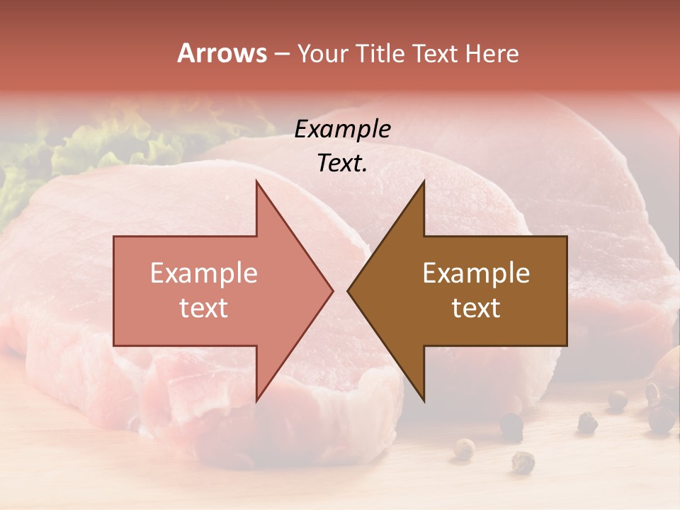 Red Wooden Prepared PowerPoint Template