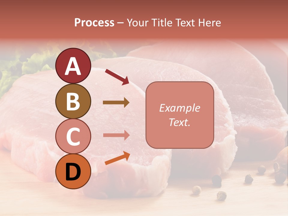 Red Wooden Prepared PowerPoint Template