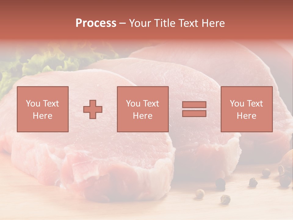 Red Wooden Prepared PowerPoint Template