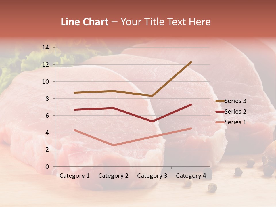 Red Wooden Prepared PowerPoint Template