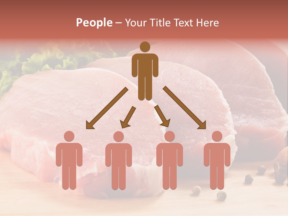 Red Wooden Prepared PowerPoint Template