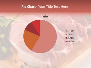 Fillets Barbecue Pork PowerPoint Template