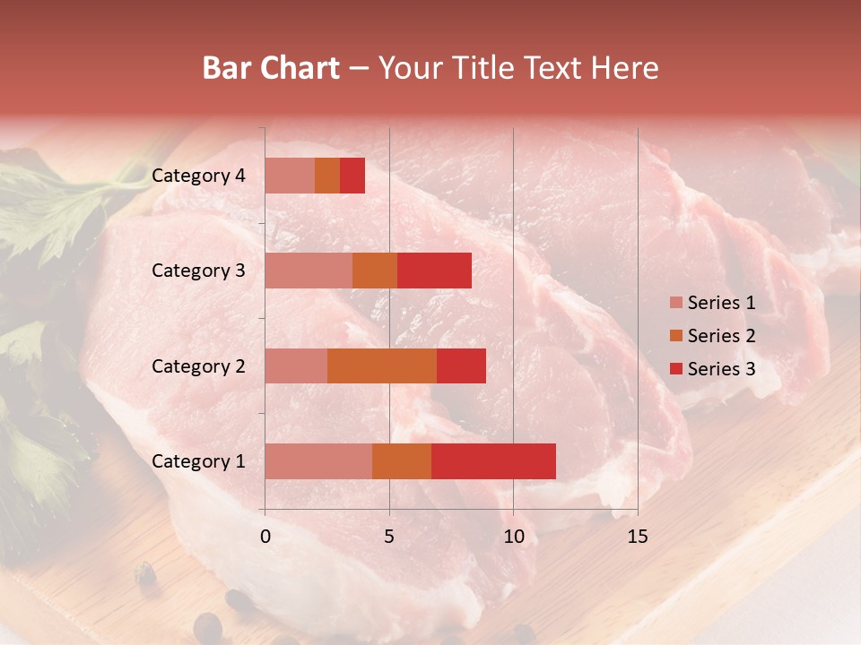 Fillets Barbecue Pork PowerPoint Template