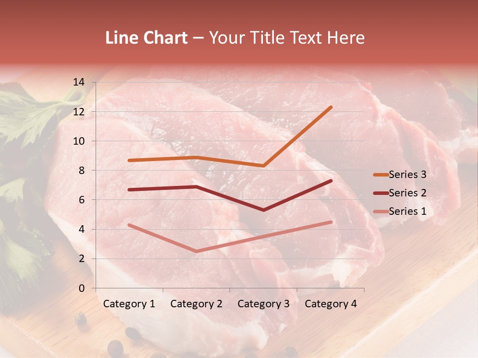Fillets Barbecue Pork PowerPoint Template
