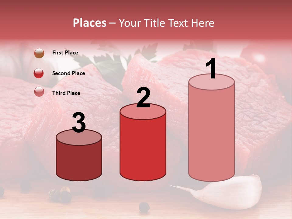 Sliced Edible Loin PowerPoint Template