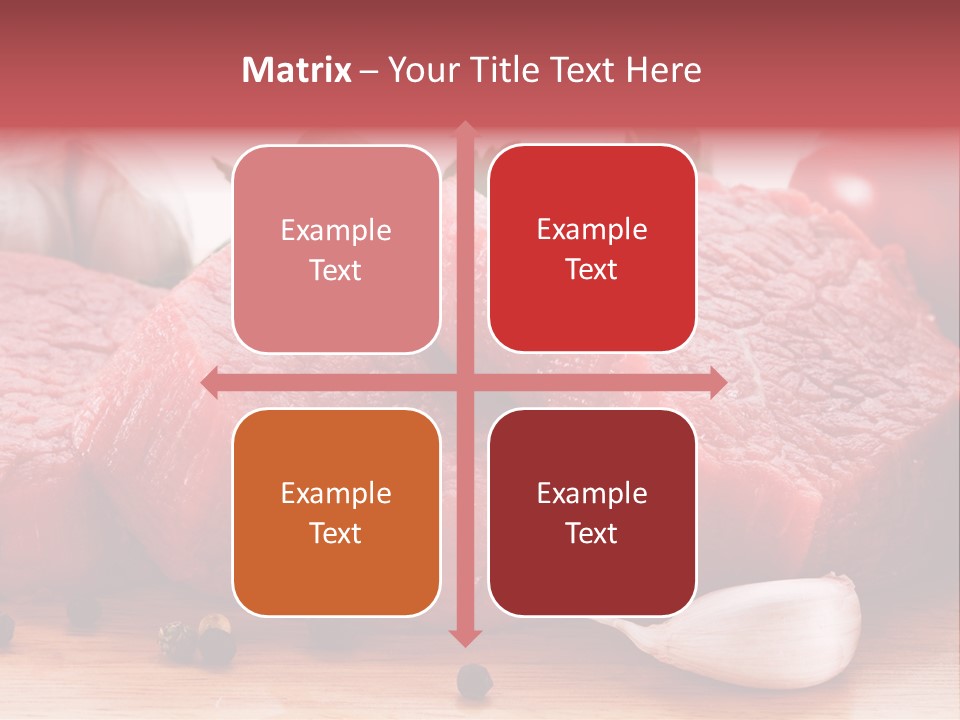 Sliced Edible Loin PowerPoint Template