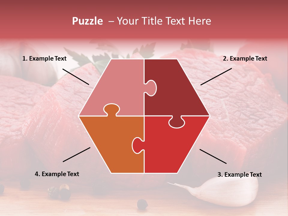 Sliced Edible Loin PowerPoint Template