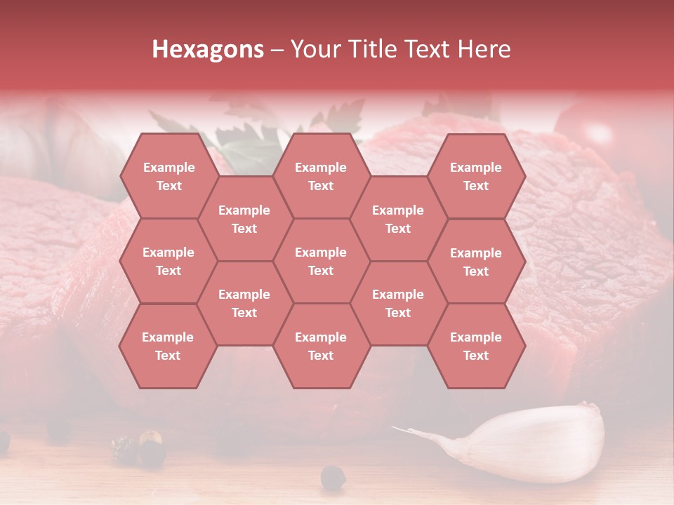 Sliced Edible Loin PowerPoint Template