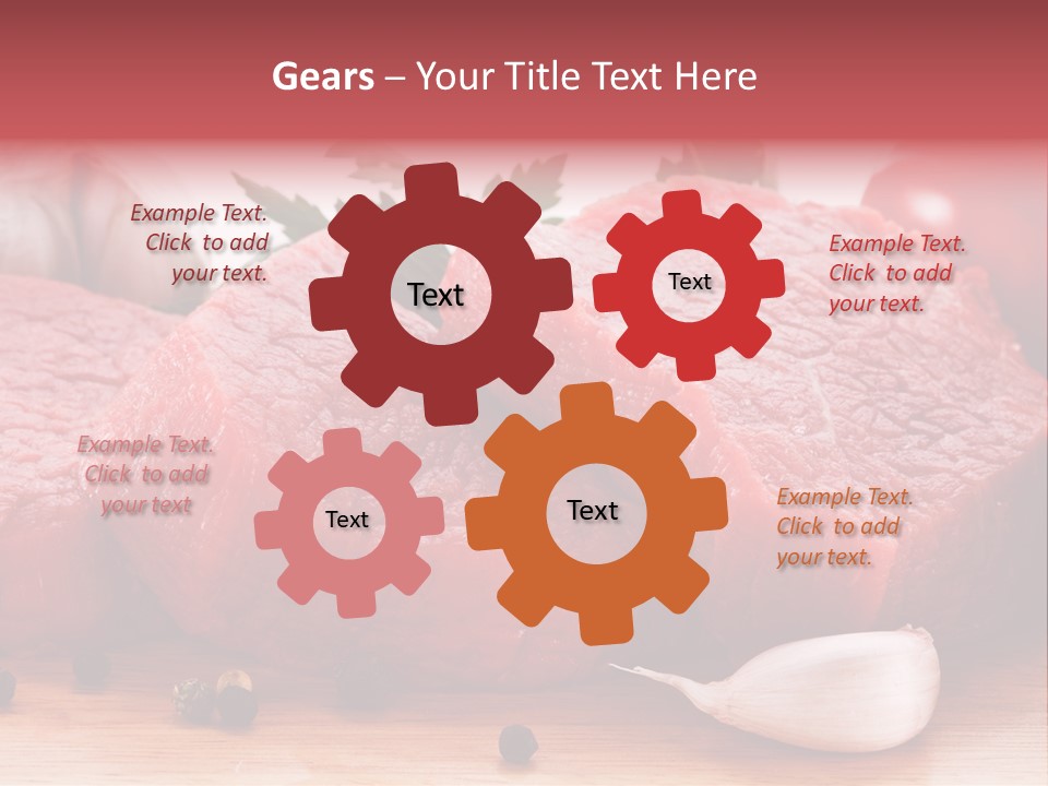 Sliced Edible Loin PowerPoint Template
