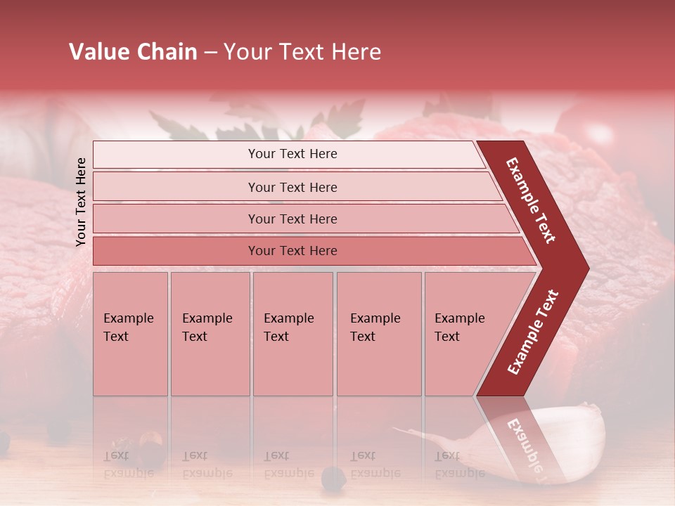 Sliced Edible Loin PowerPoint Template