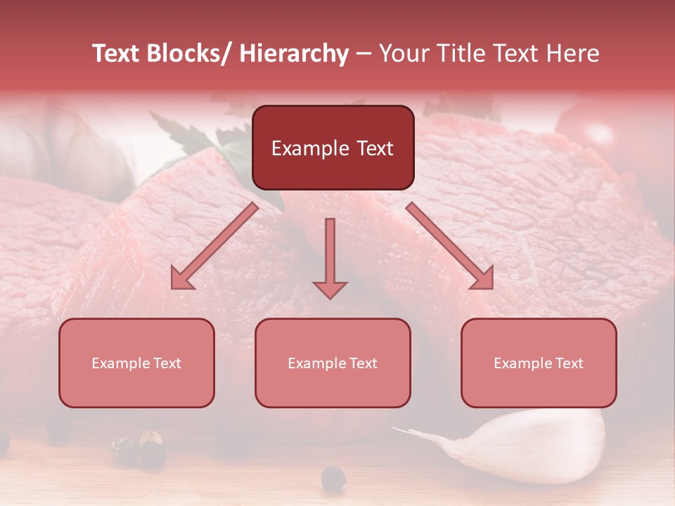 Sliced Edible Loin PowerPoint Template