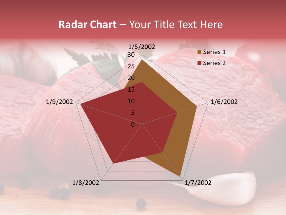 Sliced Edible Loin PowerPoint Template