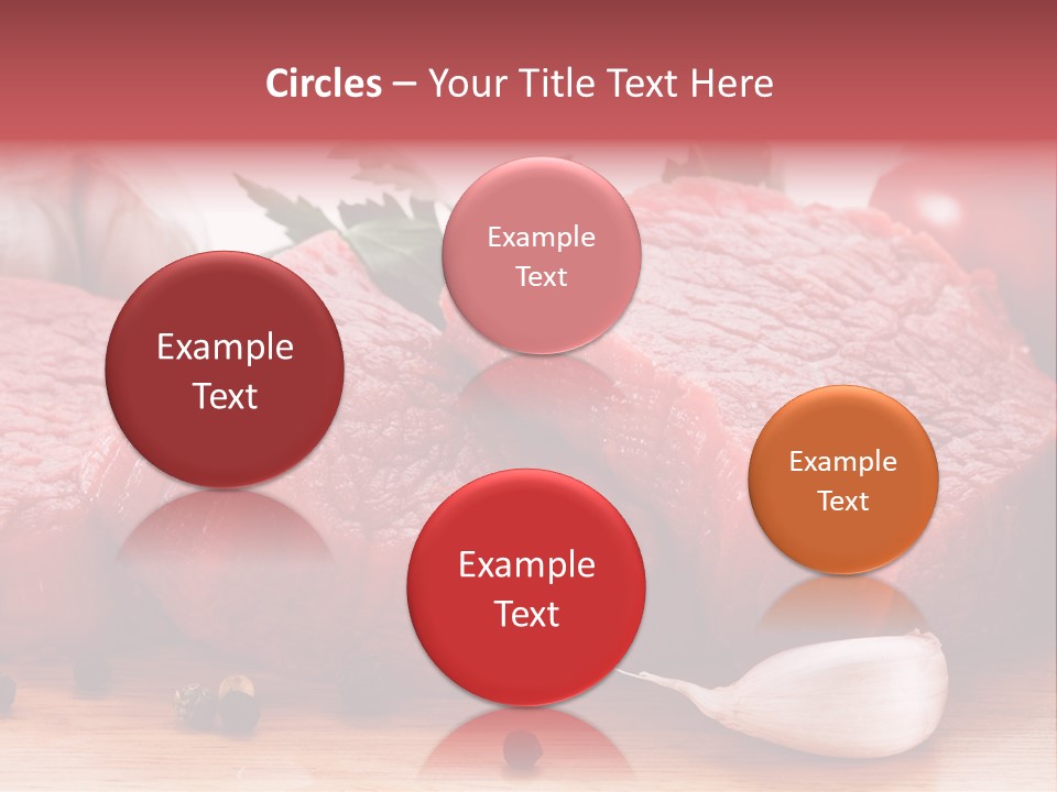 Sliced Edible Loin PowerPoint Template