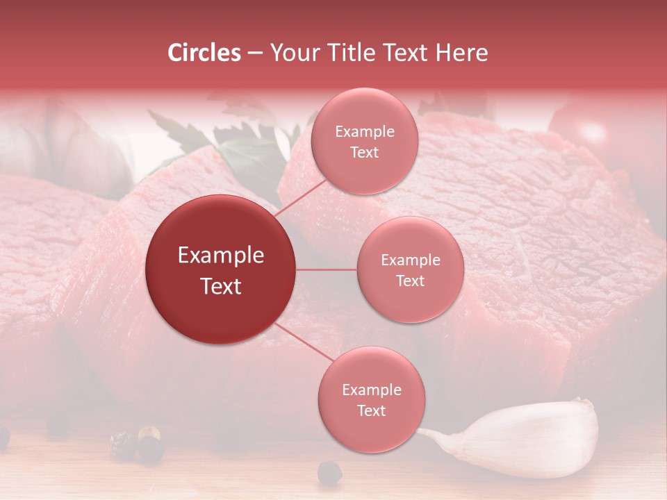 Sliced Edible Loin PowerPoint Template