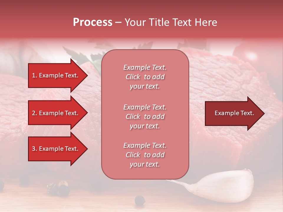Sliced Edible Loin PowerPoint Template