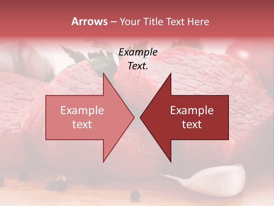 Sliced Edible Loin PowerPoint Template