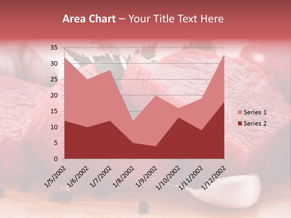 Sliced Edible Loin PowerPoint Template