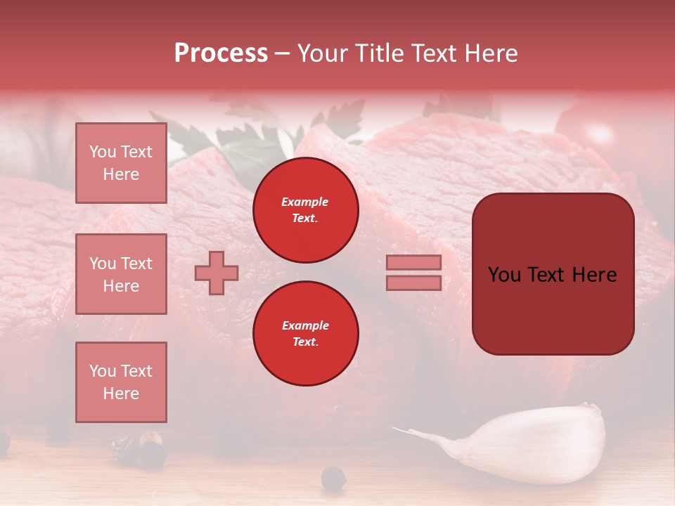 Sliced Edible Loin PowerPoint Template