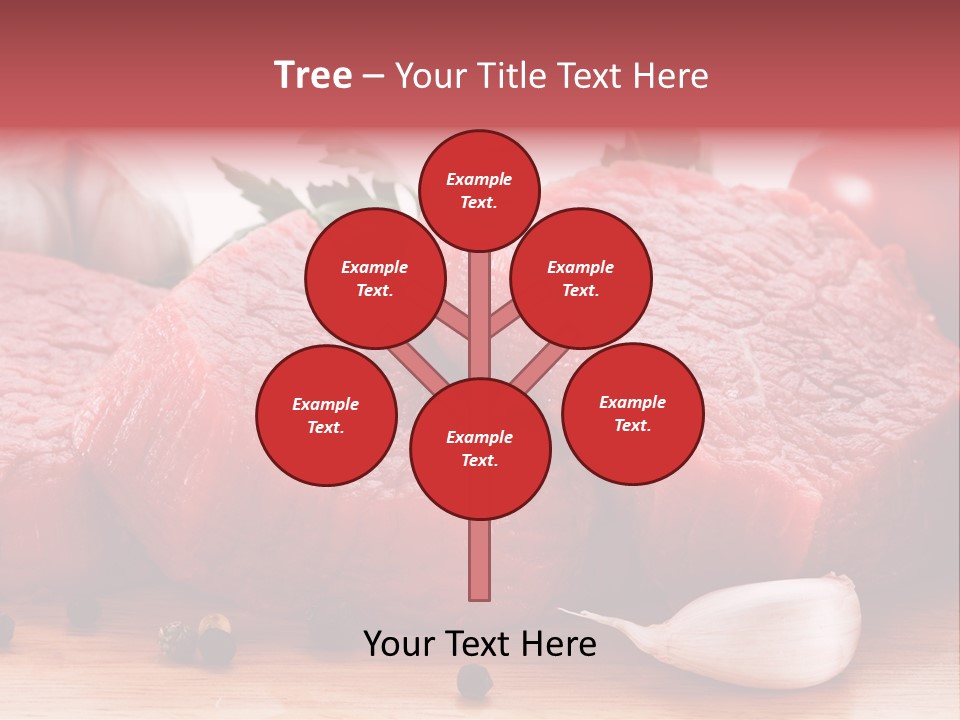 Sliced Edible Loin PowerPoint Template