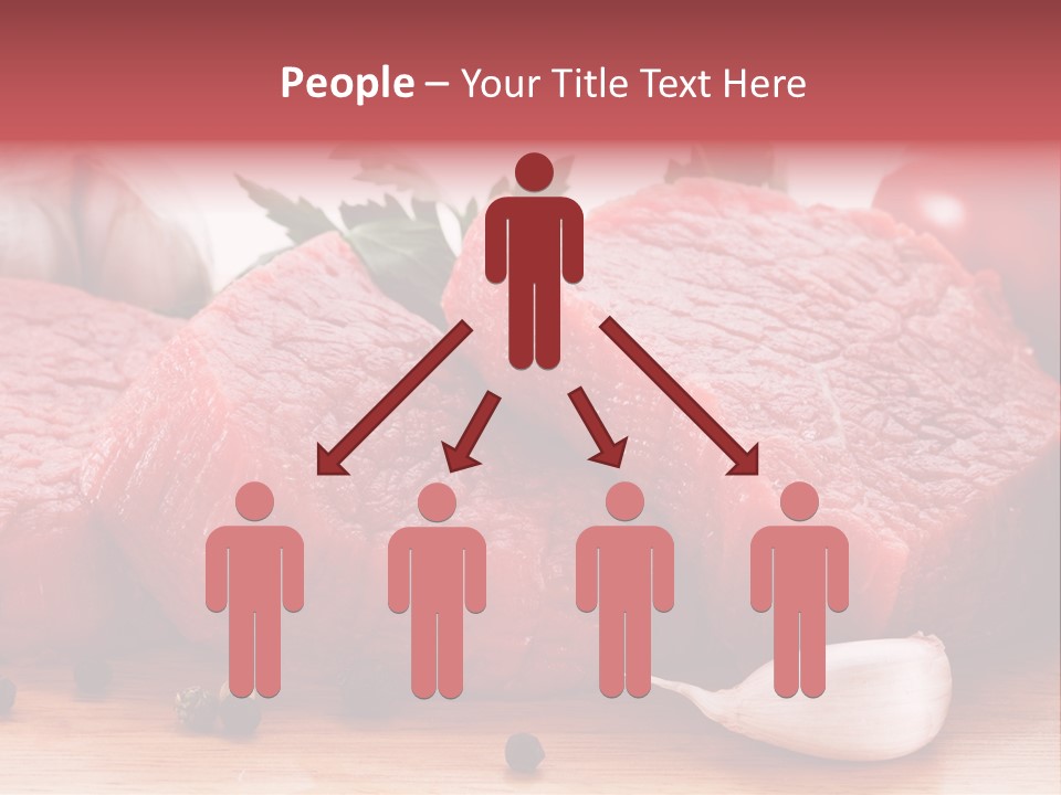 Sliced Edible Loin PowerPoint Template