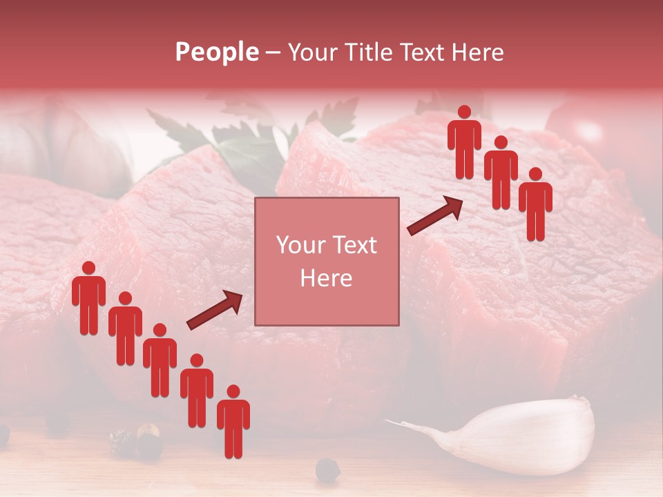 Sliced Edible Loin PowerPoint Template