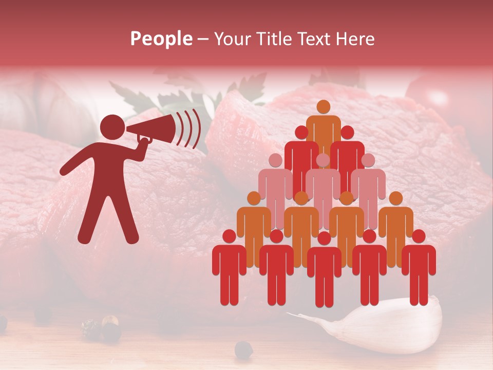 Sliced Edible Loin PowerPoint Template