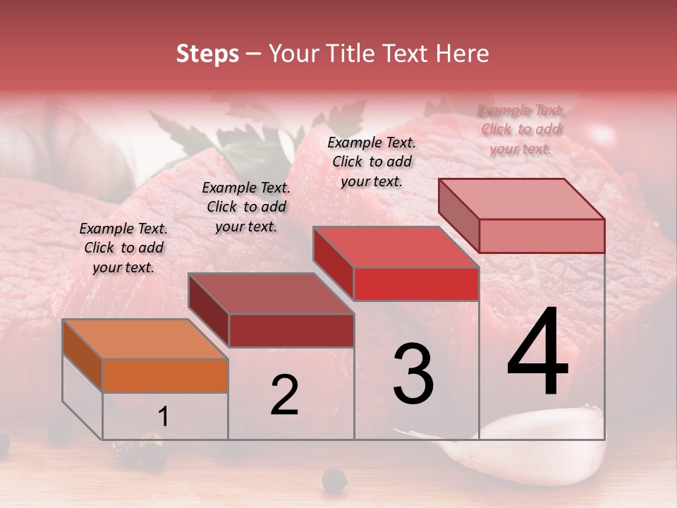 Sliced Edible Loin PowerPoint Template
