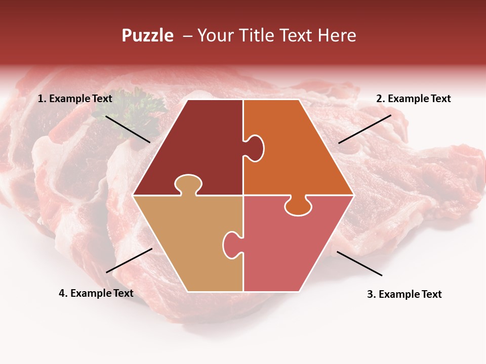 Portion Red Green PowerPoint Template