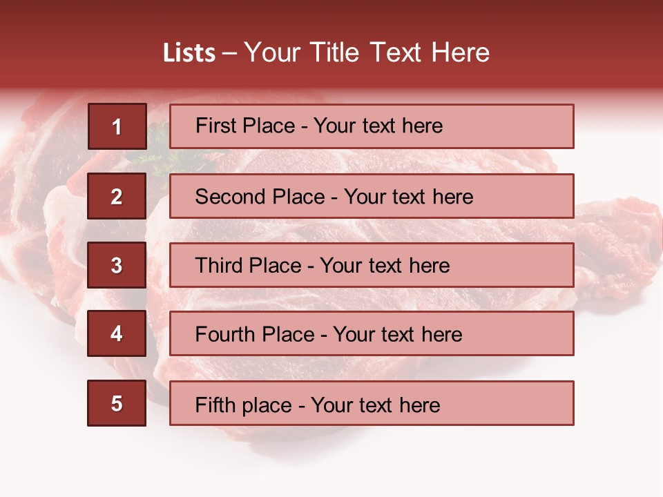 Portion Red Green PowerPoint Template