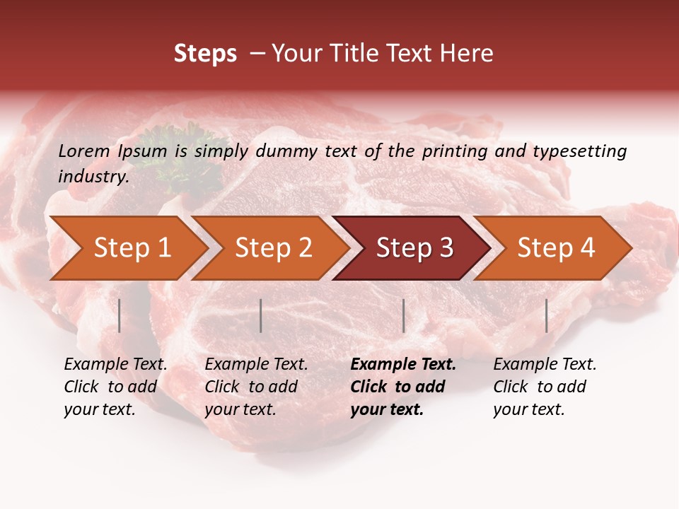 Portion Red Green PowerPoint Template