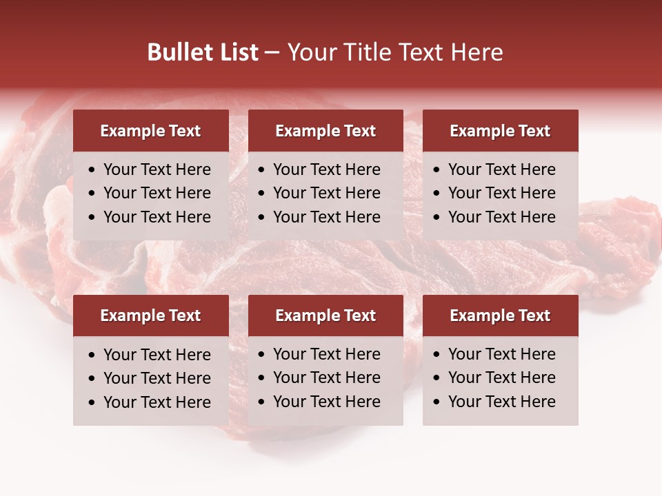 Portion Red Green PowerPoint Template