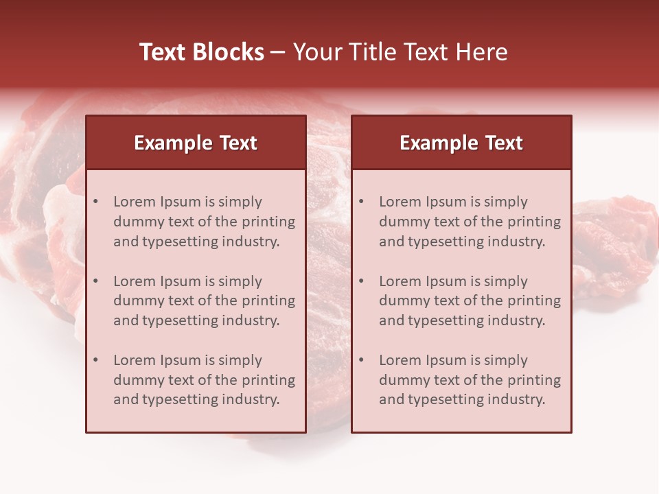 Portion Red Green PowerPoint Template