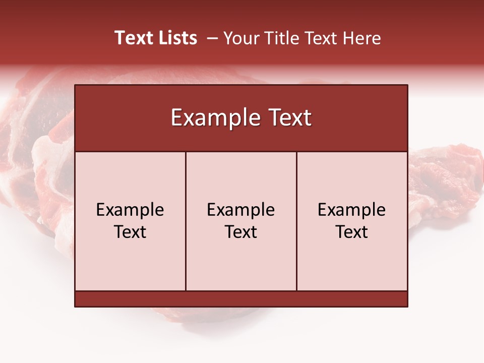 Portion Red Green PowerPoint Template