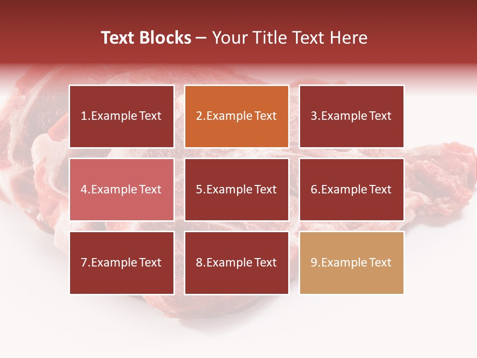 Portion Red Green PowerPoint Template